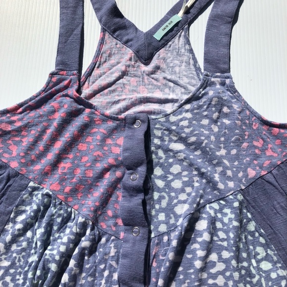 Kimchi Blue Button Down Racerback Flowy Tank Top - Picture 2 of 5